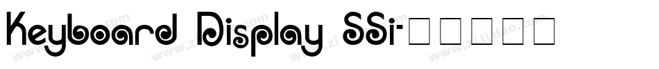 Keyboard Display SSi字体转换